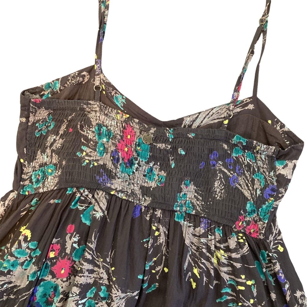Billabong Floral High-Low Maxi Dress Boho Cottagecore Summer - Medium - Picture 2 of 14